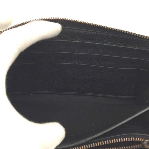 BALENCIAGA The City Leather Zip Around Long Wallet /1J6224 - Picture 7 of 8